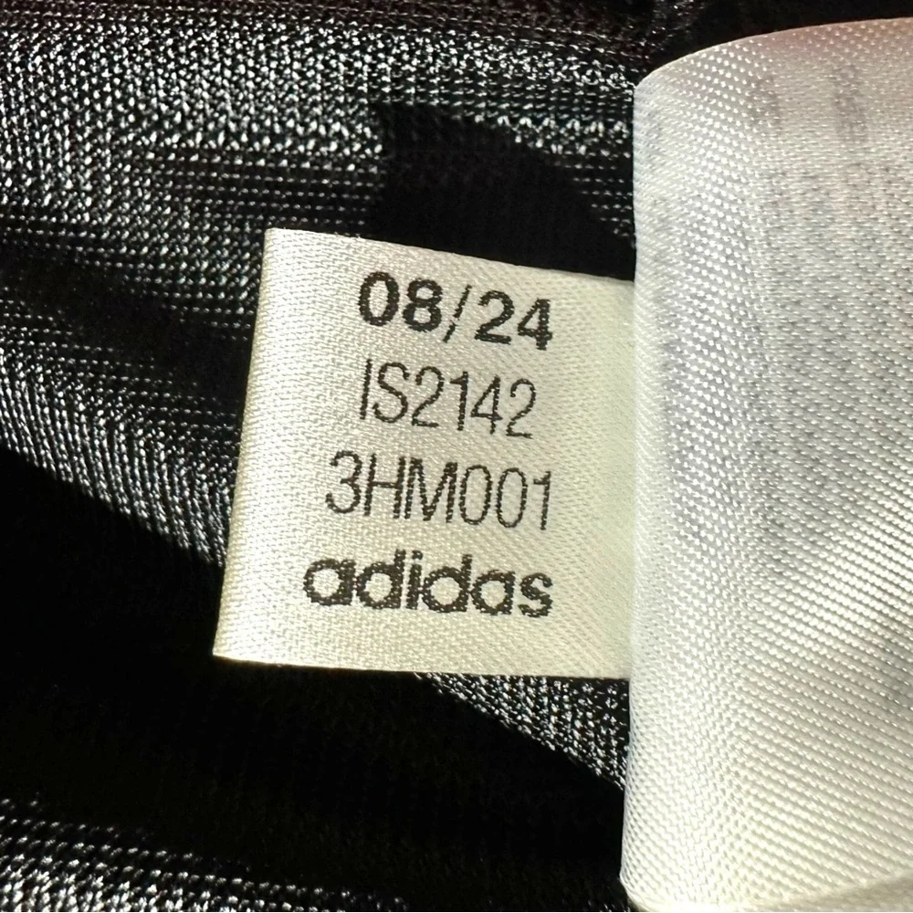 adidas Black Track Pants White Stripes Sz S NWT Sereno Joggers Zip Pockets logo - Picture 11 of 12